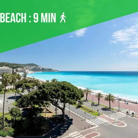 Appartement Hyper Centre - Balcon - Calme - Climatisation - Wifi - Tramway - Cuisine Equipe *